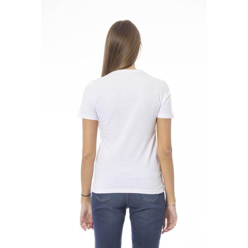 Baldinini Trend White Cotton Women T-Shirt - Hilstor