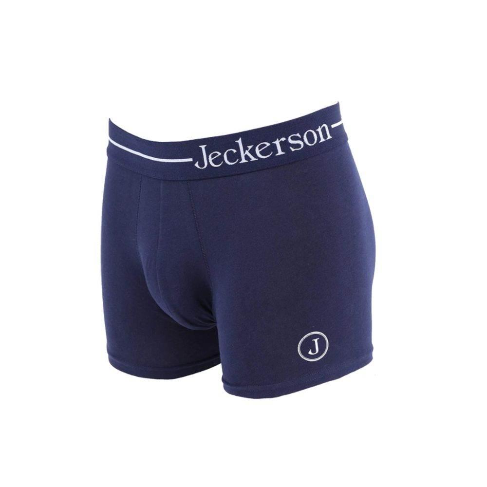 Jeckerson Blue Cotton Men Boxer - Hilstor