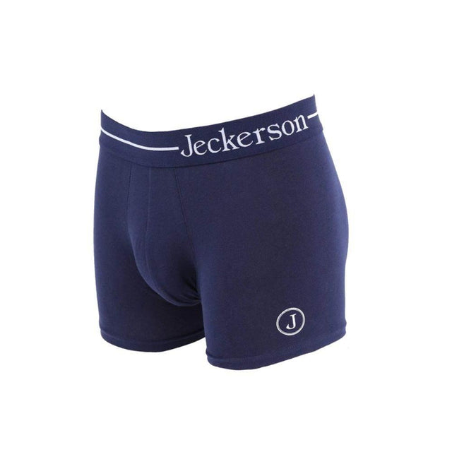 Jeckerson Blue Cotton Men Boxer - Hilstor