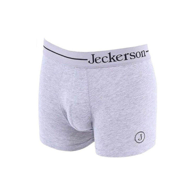 Jeckerson Gray Cotton Men Boxer - Hilstor
