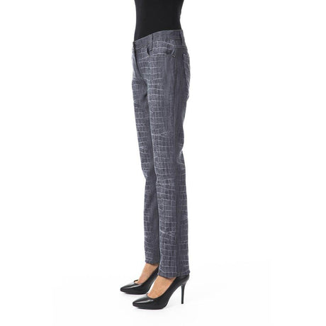 BYBLOS Black Viscose Women's Pants - Hilstor
