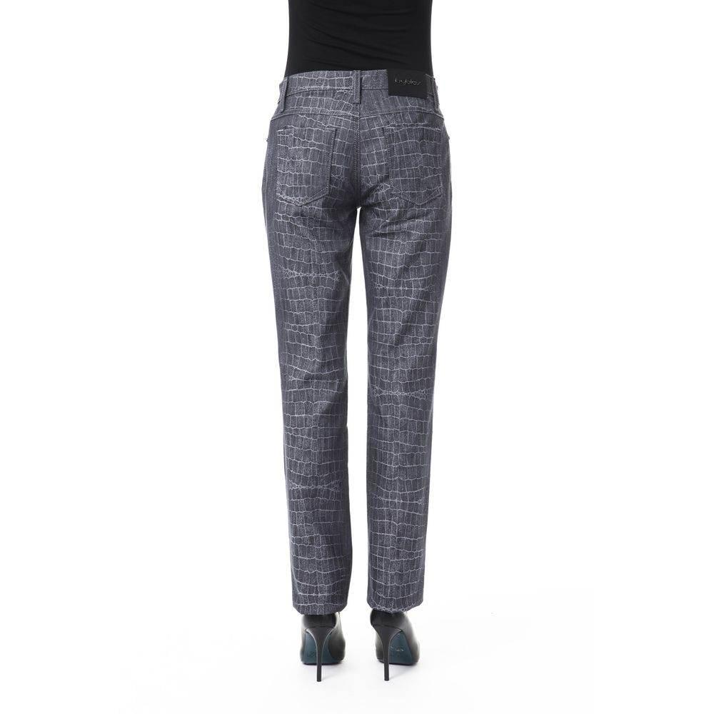 BYBLOS Black Viscose Women's Pants - Hilstor