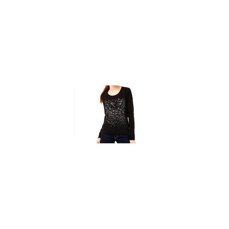 Montana Blu Black Cotton Women T-Shirt - Hilstor