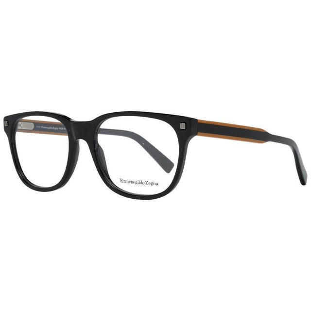 Ermenegildo Zegna Black Men Glasses Frame - Hilstor