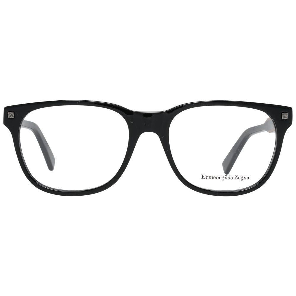 Ermenegildo Zegna Black Men Glasses Frame - Hilstor