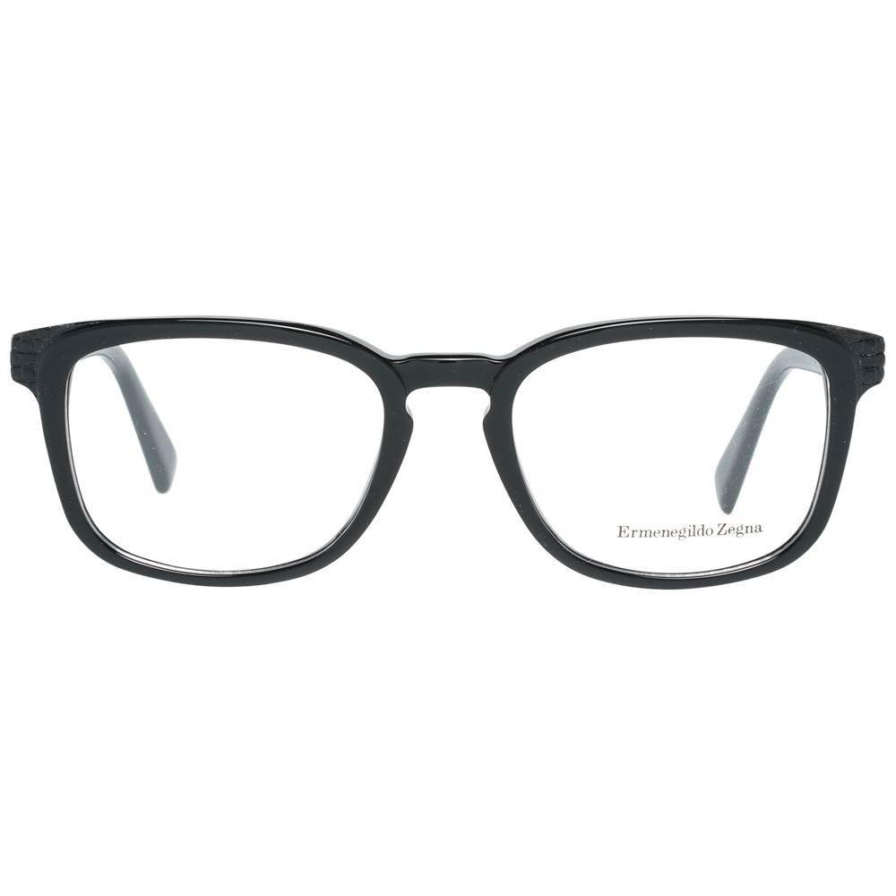 Ermenegildo Zegna Black Men Glasses Frame - Hilstor