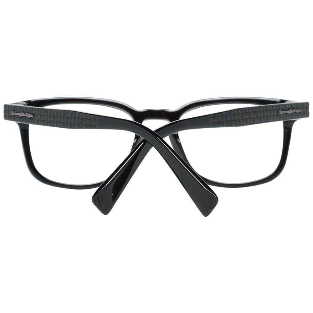 Ermenegildo Zegna Black Men Glasses Frame - Hilstor
