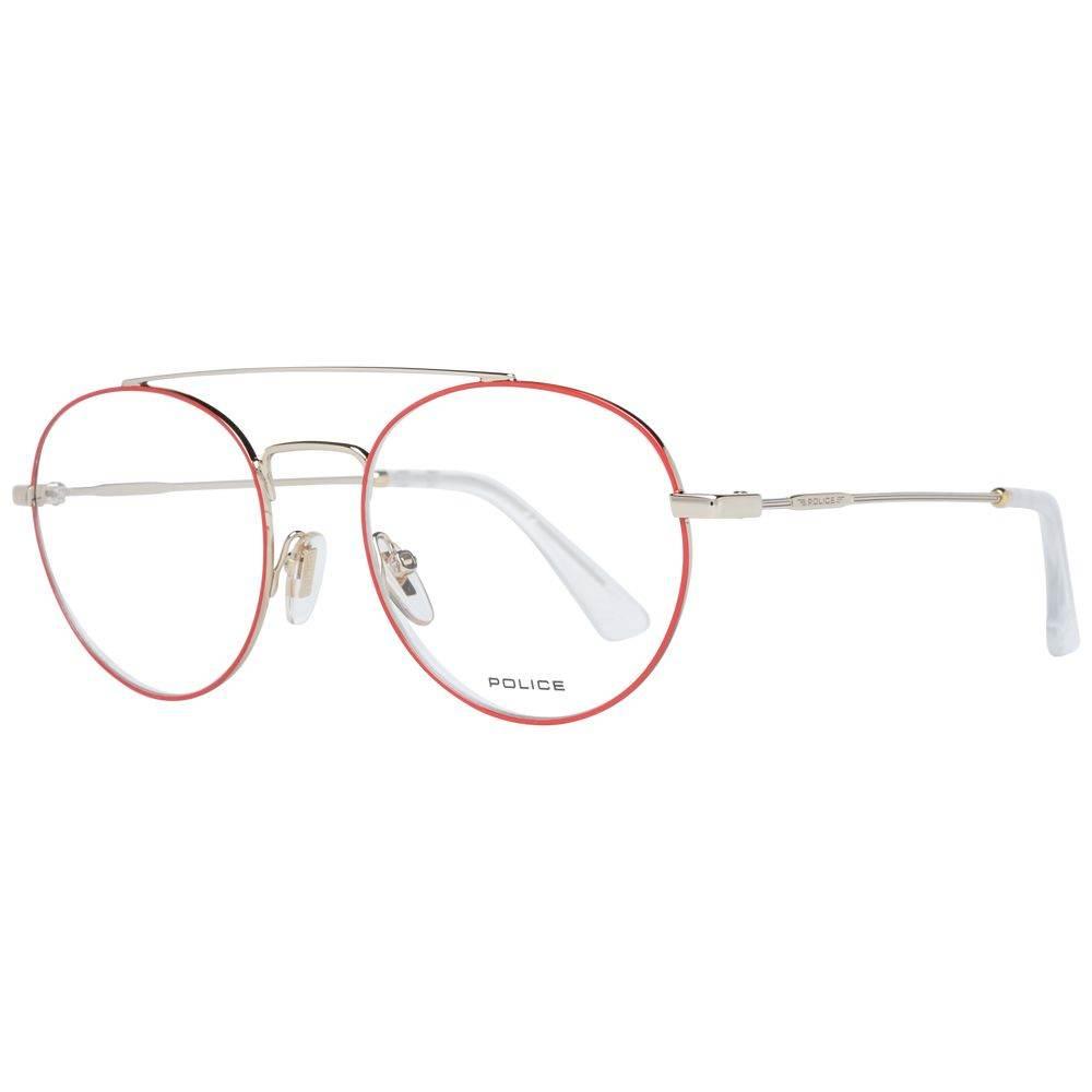 Police Red Men Glasses Frame - Hilstor