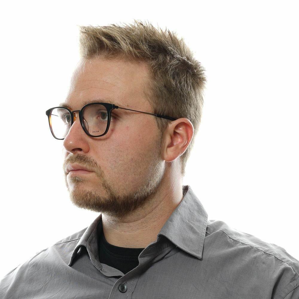 Police Black Men Glasses Frame - Hilstor