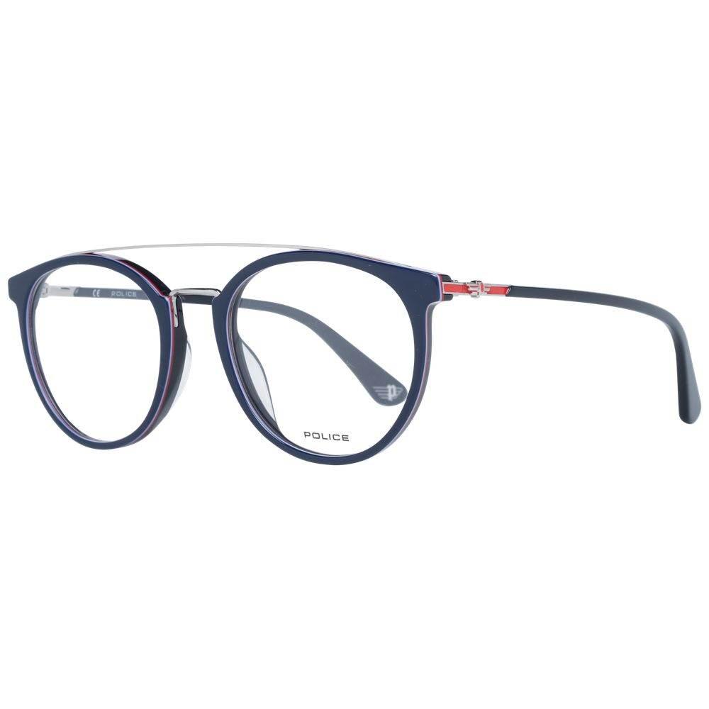 Police Blue Men Glasses Frame - Hilstor