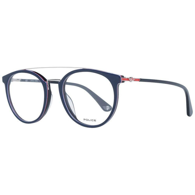 Police Blue Men Glasses Frame - Hilstor