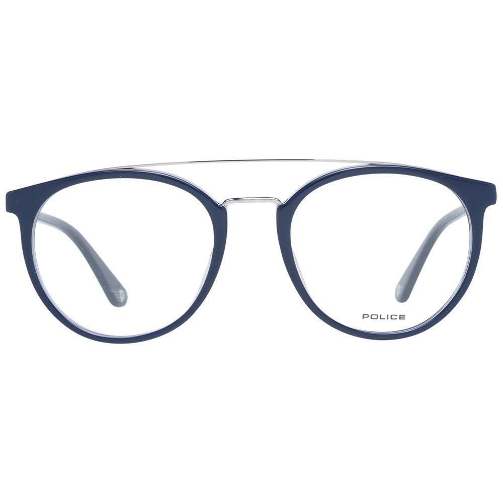 Police Blue Men Glasses Frame - Hilstor
