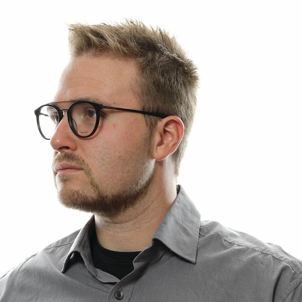 Police Black Men Glasses Frame - Hilstor