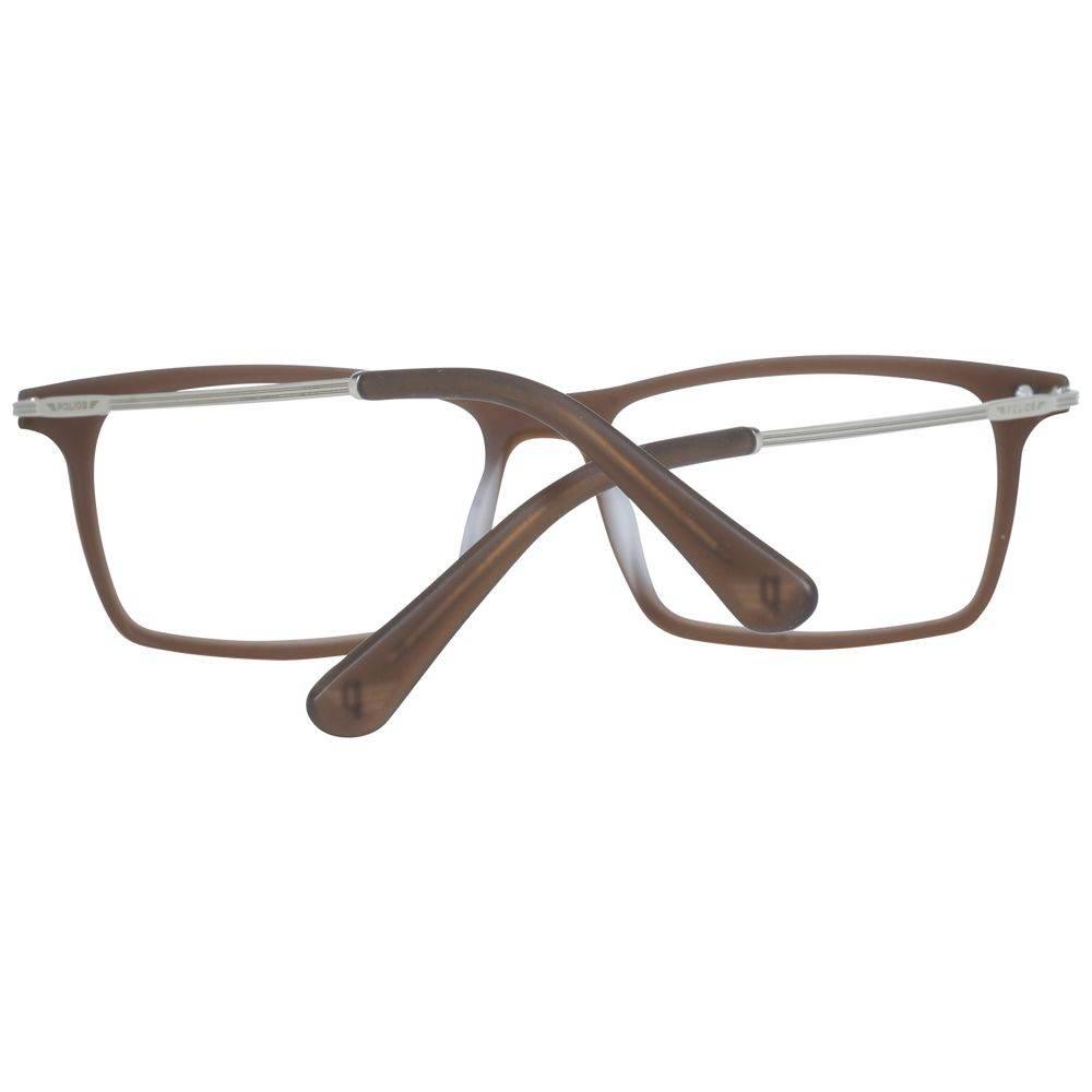 Police Brown Men Glasses Frame - Hilstor
