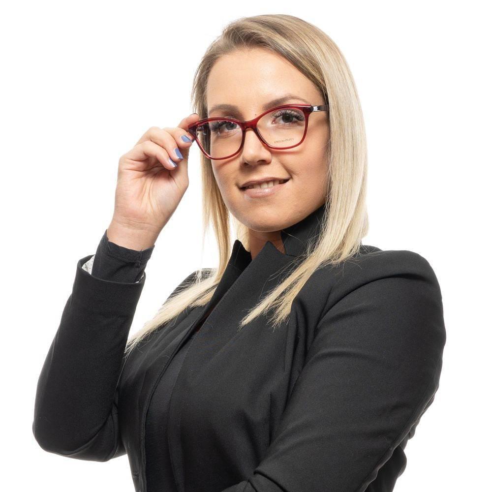 Emilio Pucci Red Women Glasses Frame - Hilstor