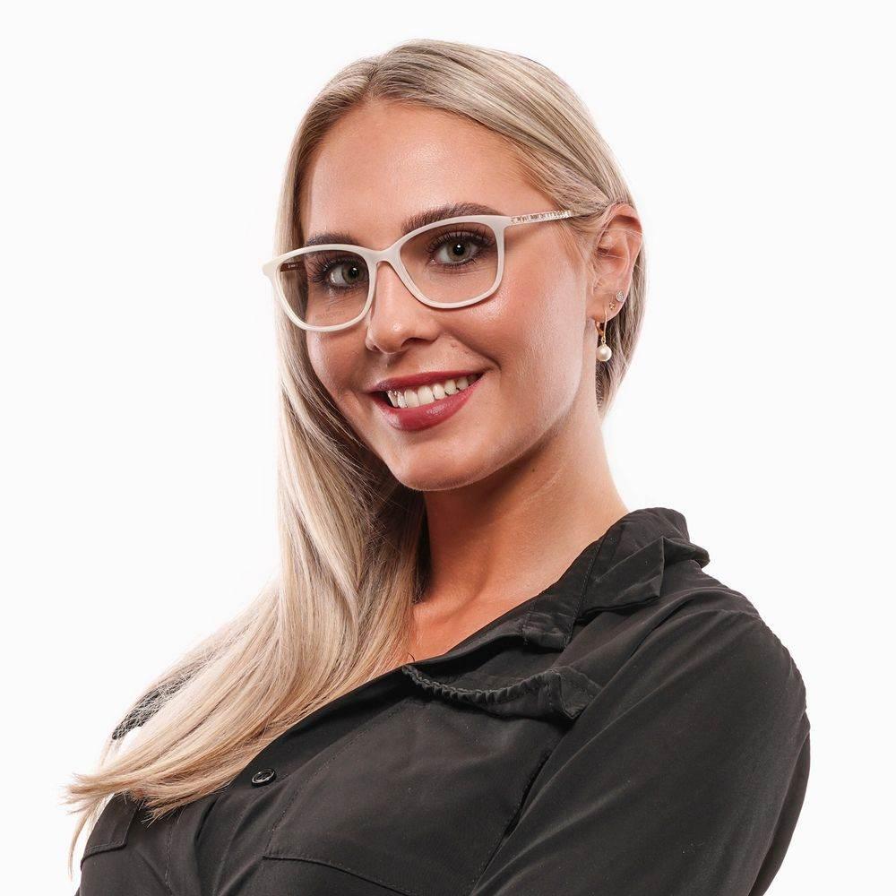 Swarovski White Women Glasses Frame - Hilstor