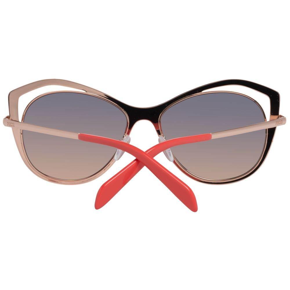 Emilio Pucci Rose Gold Women Sunglass - Hilstor