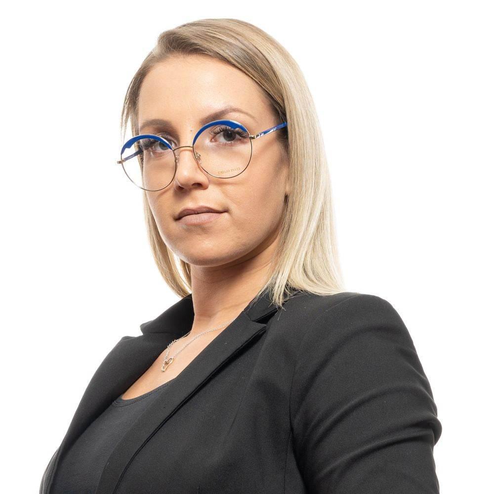 Emilio Pucci Blue Women Glasses Frame - Hilstor