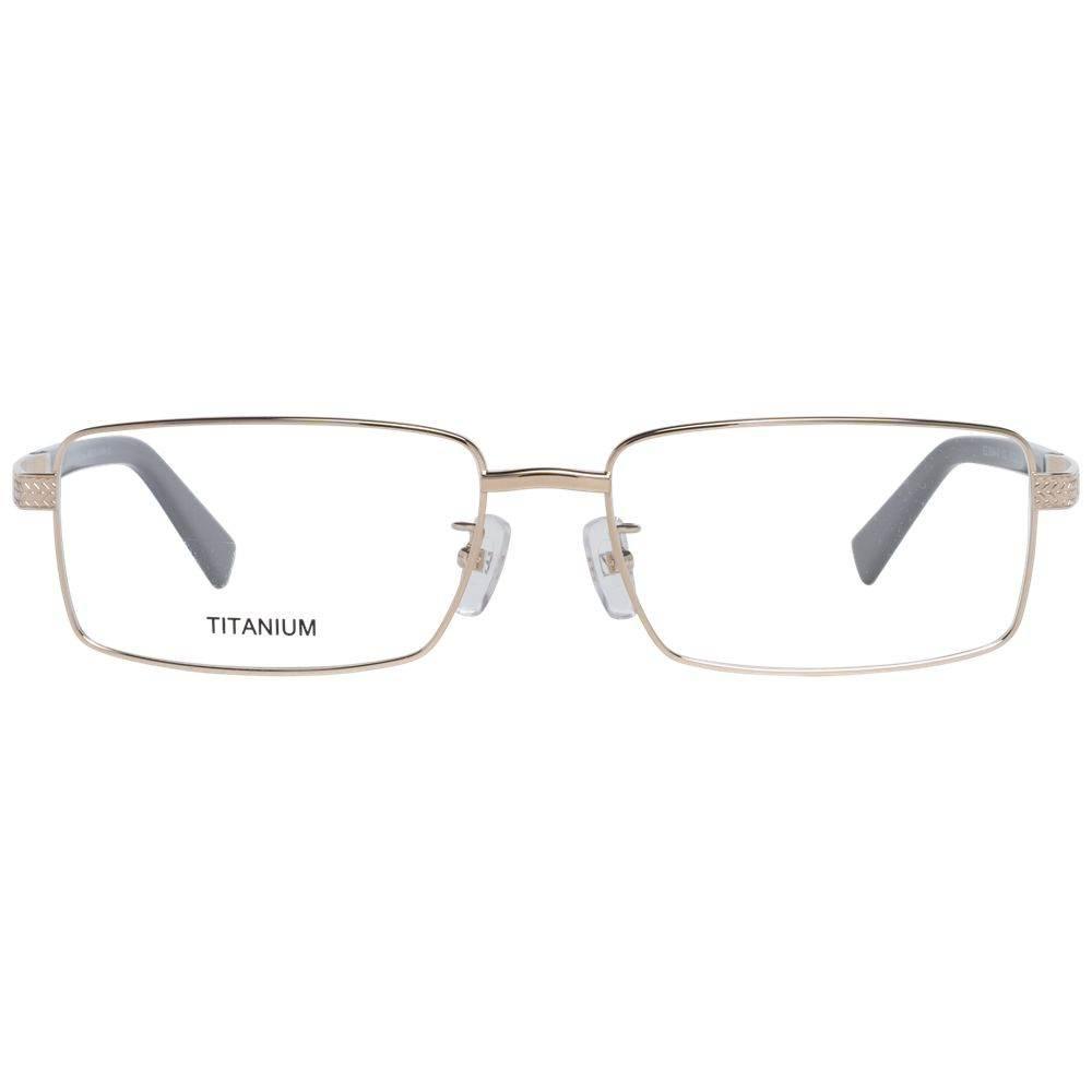 Ermenegildo Zegna Gold Men Glasses Frame - Hilstor