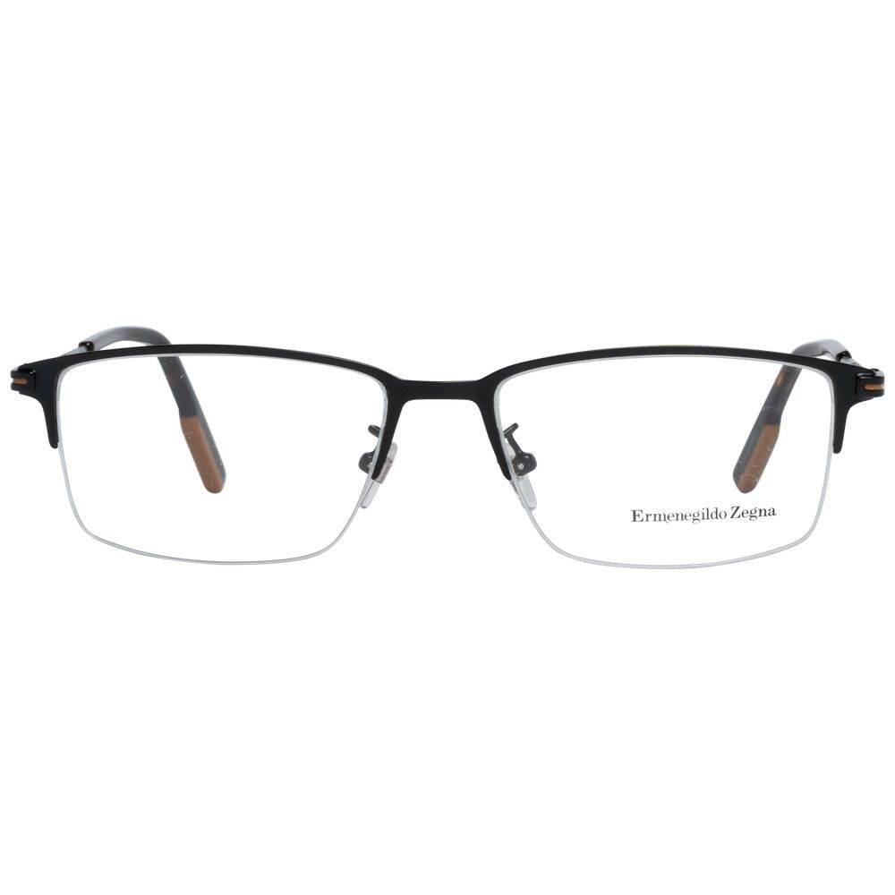 Ermenegildo Zegna Black Men Glasses Frame - Hilstor