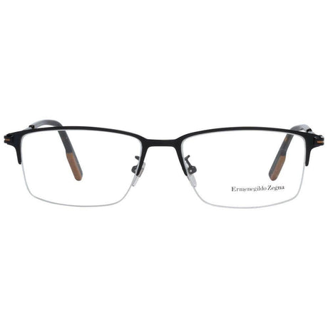 Ermenegildo Zegna Black Men Glasses Frame - Hilstor