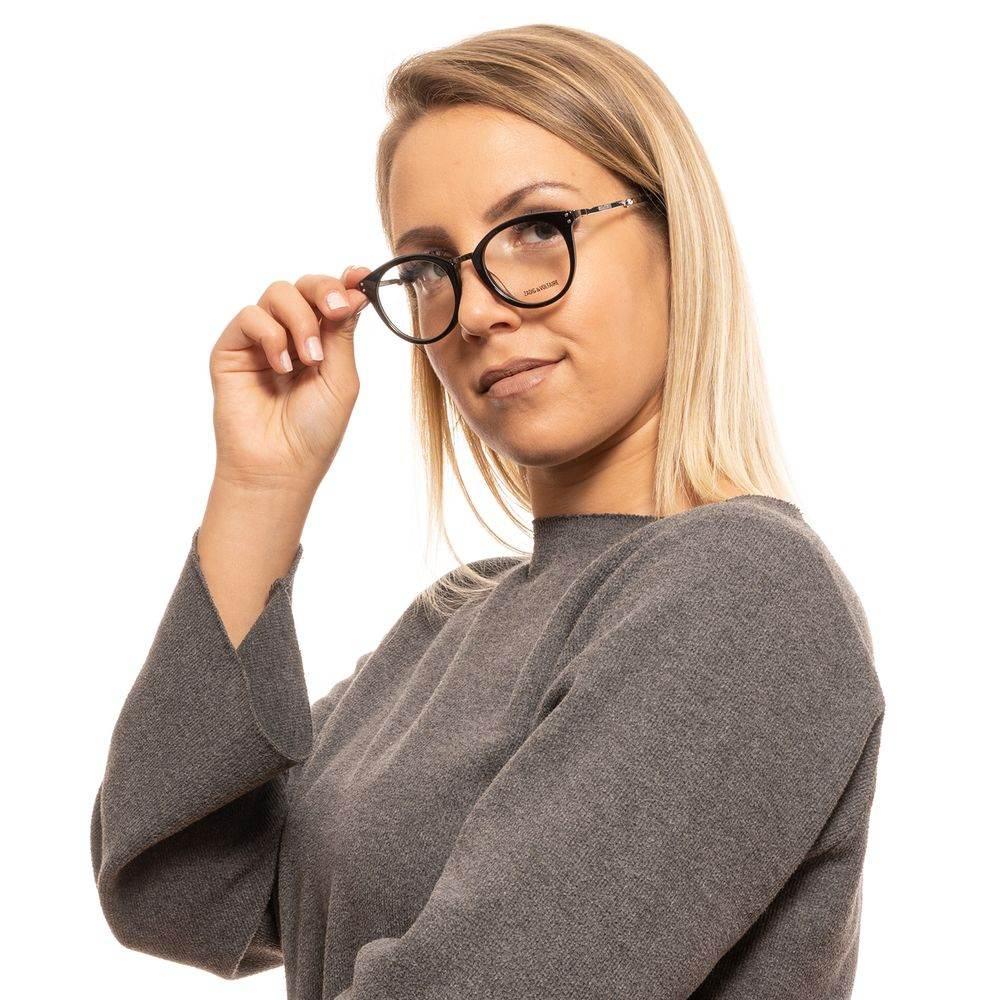 Zadig & Voltaire Black Unisex Optical Frames - Hilstor