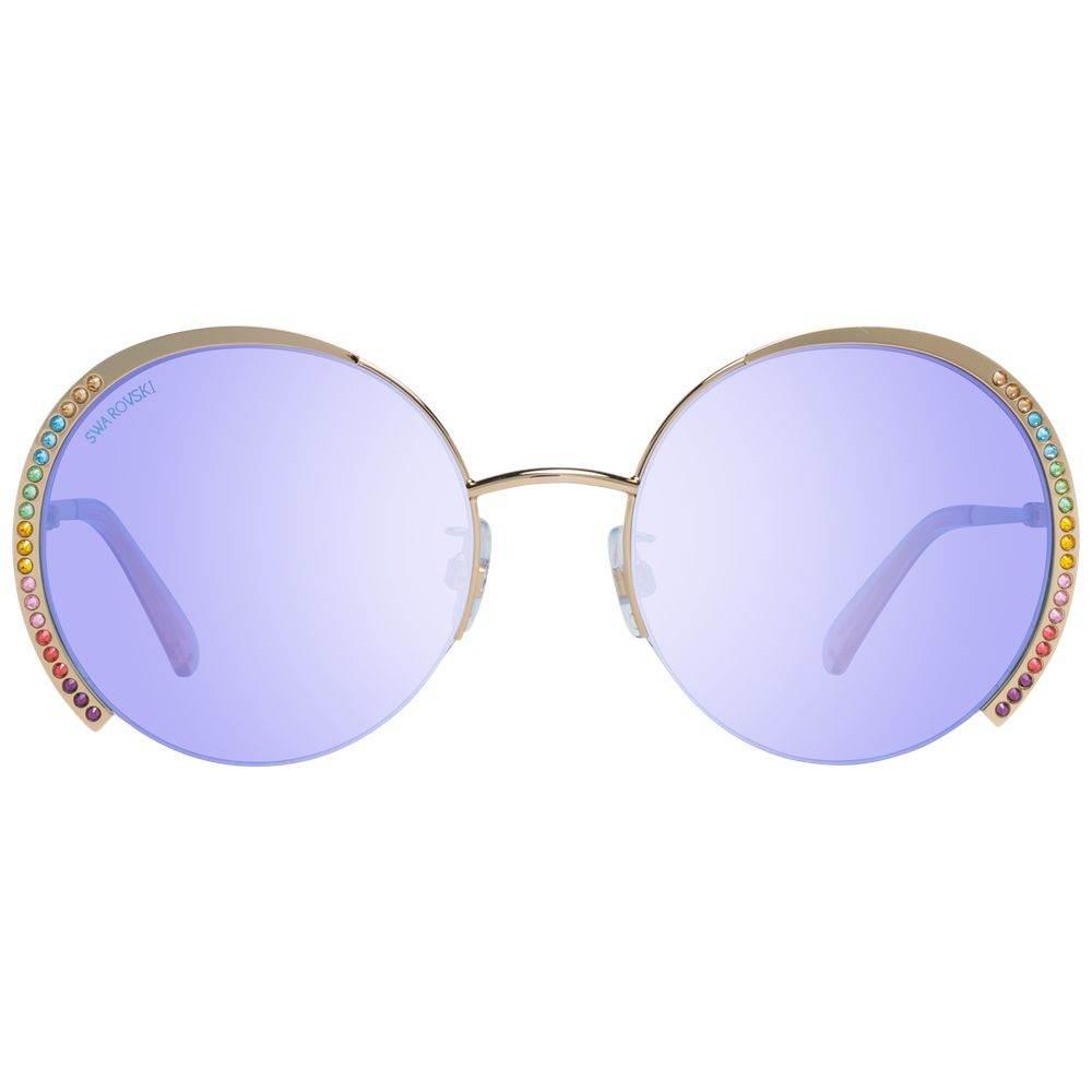 Swarovski Gold Women Sunglass - Hilstor
