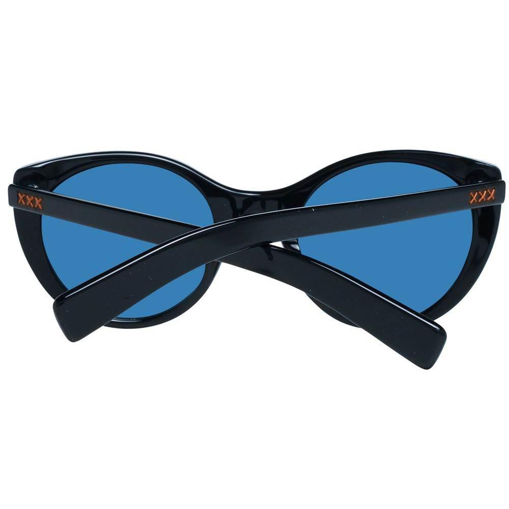 Ermenegildo Zegna Black Unisex Sunglasses - Hilstor