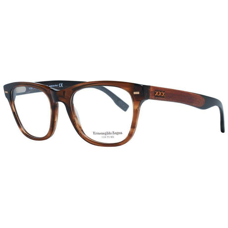Ermenegildo Zegna Brown Men Optical Frames - Hilstor