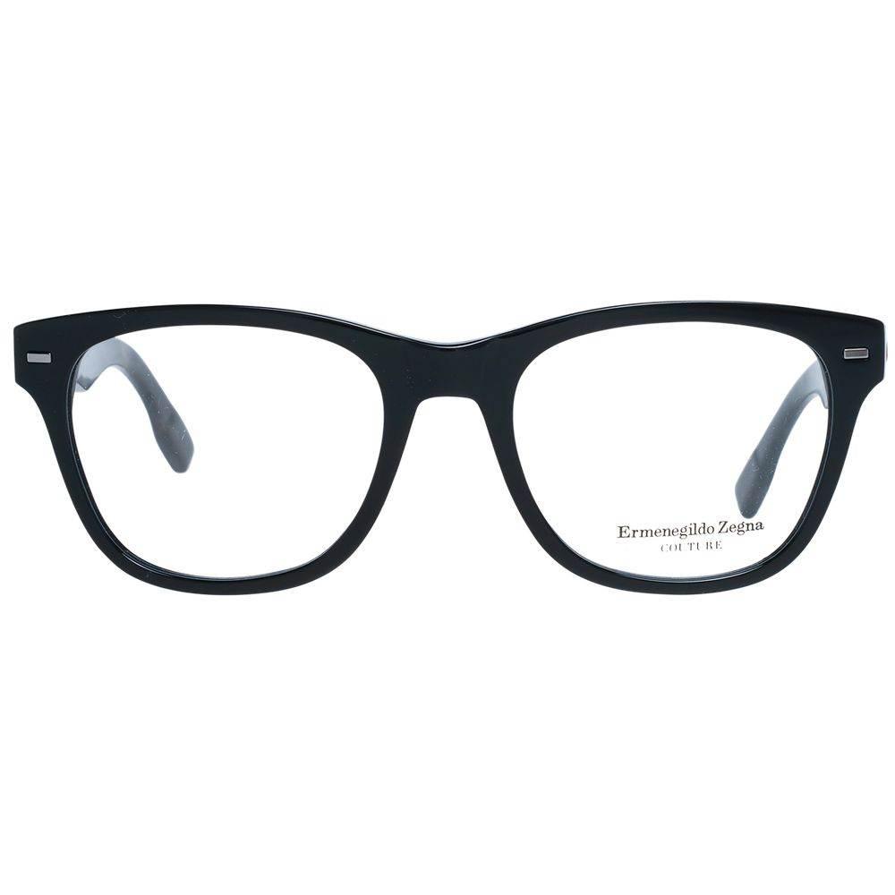 Ermenegildo Zegna Black Men Optical Frames - Hilstor