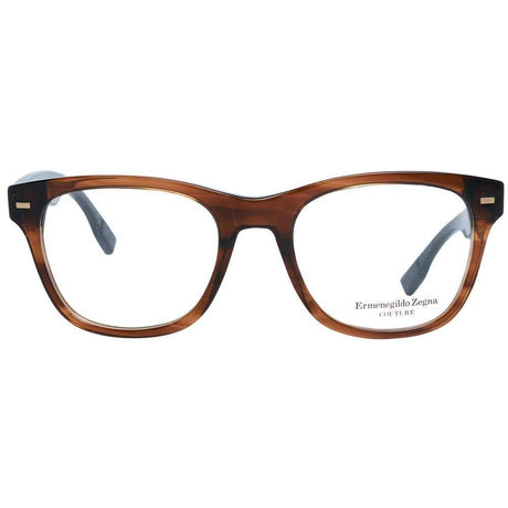 Ermenegildo Zegna Brown Men Optical Frames - Hilstor