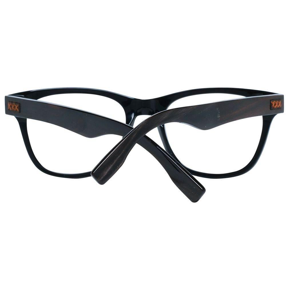 Ermenegildo Zegna Black Men Optical Frames - Hilstor