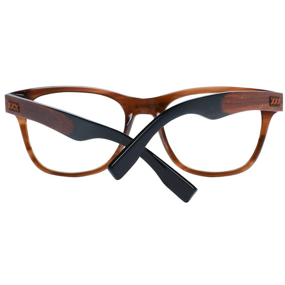 Ermenegildo Zegna Brown Men Optical Frames - Hilstor