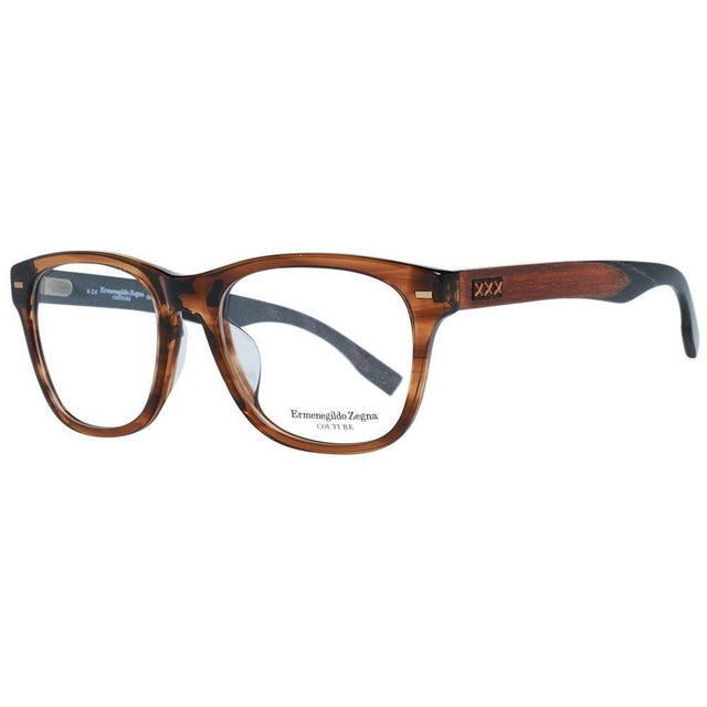 Ermenegildo Zegna Brown Men Optical Frames - Hilstor
