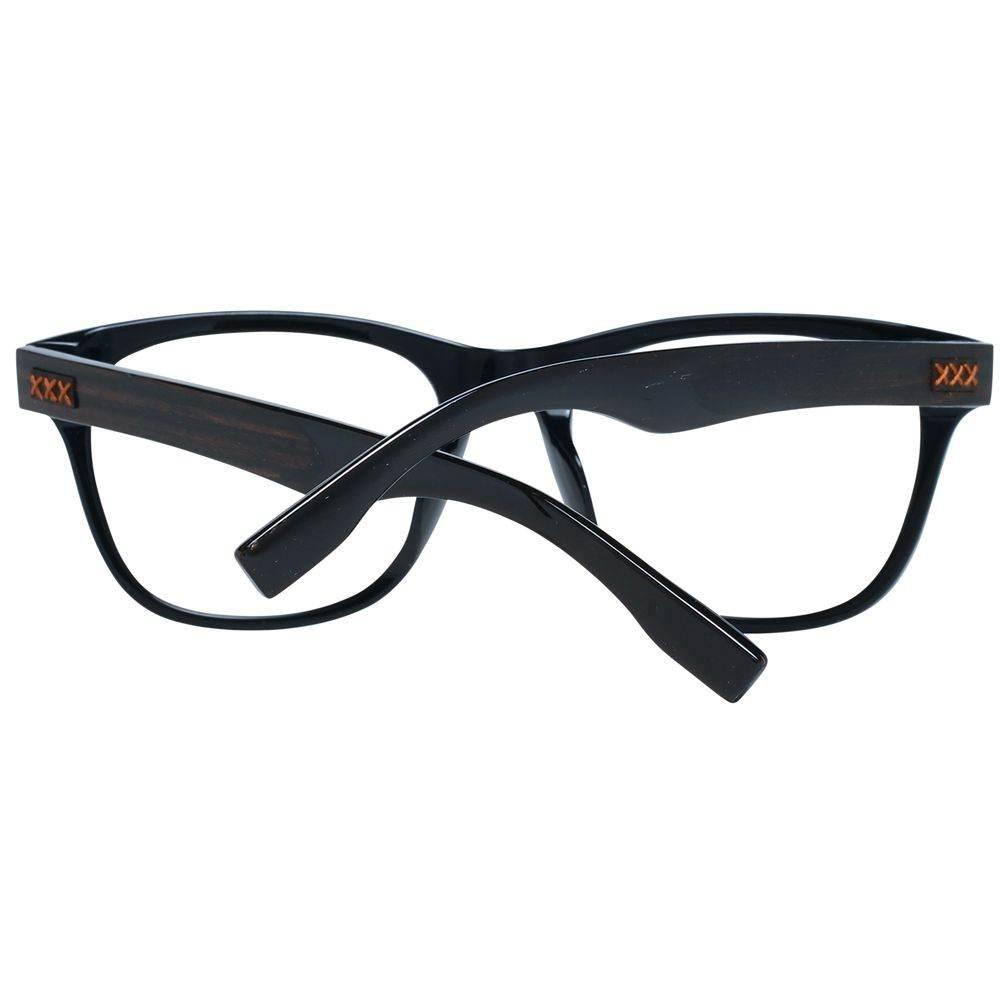 Ermenegildo Zegna Black Men Optical Frames - Hilstor