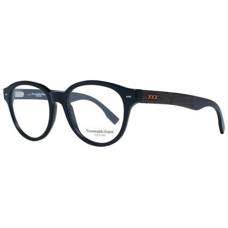 Ermenegildo Zegna Black Men Optical Frames - Hilstor