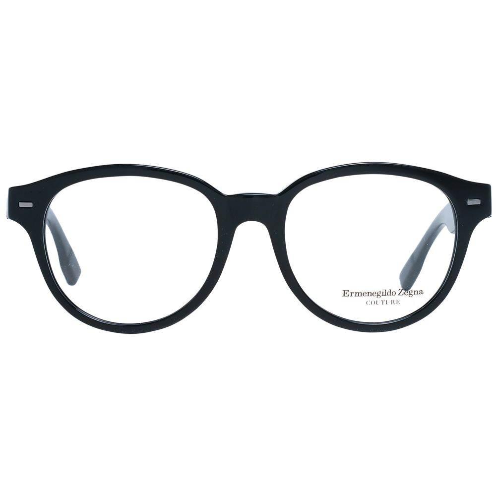 Ermenegildo Zegna Black Men Optical Frames - Hilstor