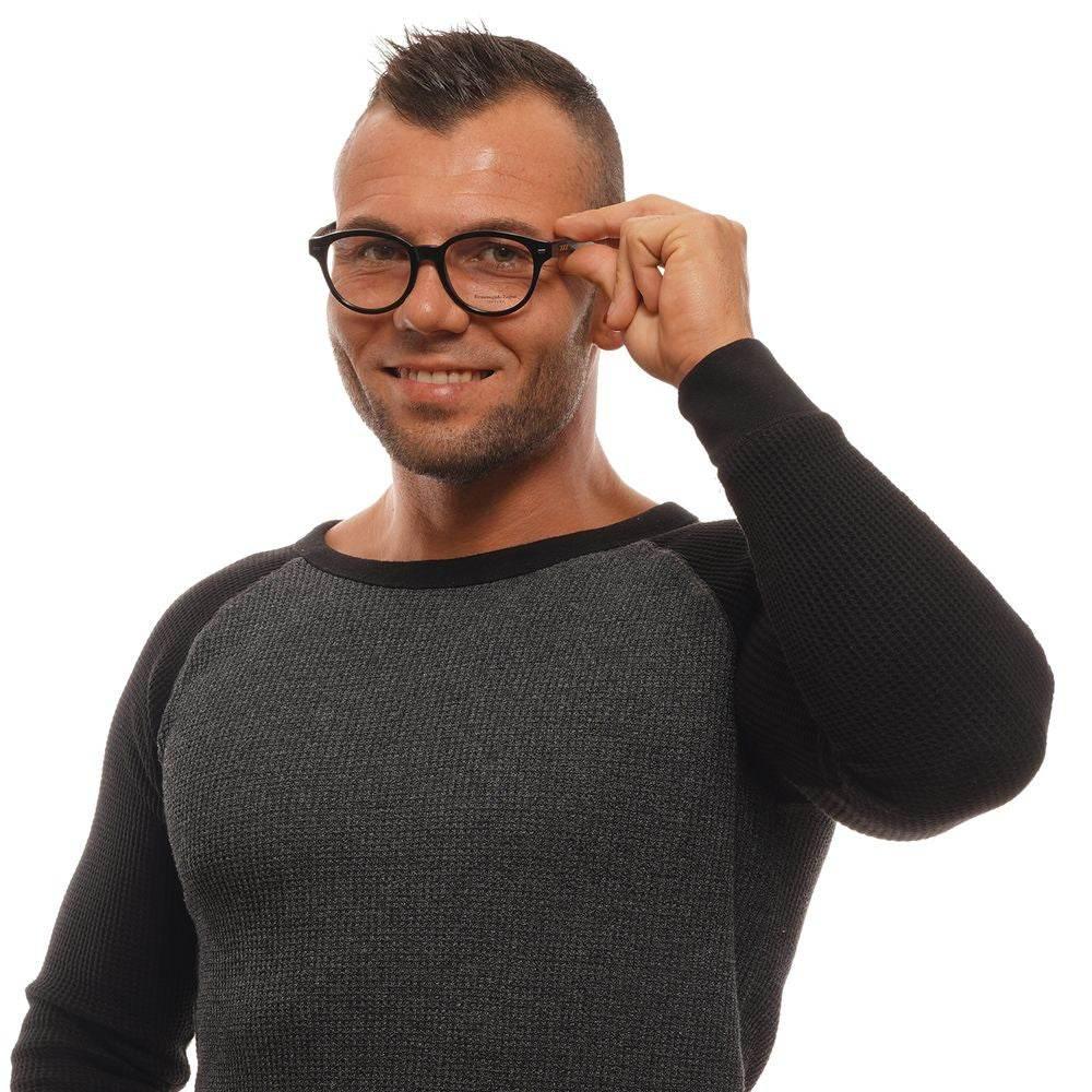 Ermenegildo Zegna Black Men Optical Frames - Hilstor