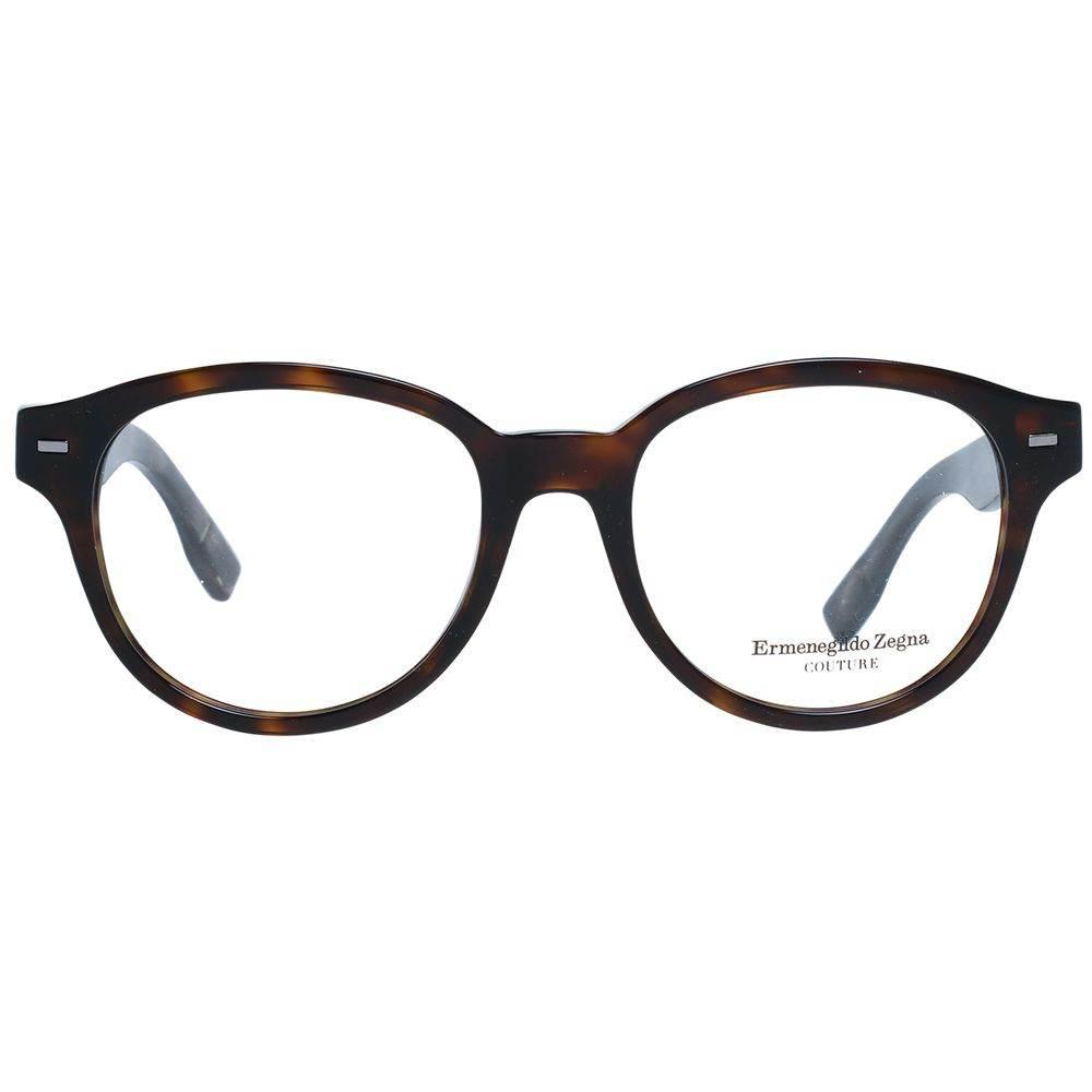 Ermenegildo Zegna Brown Men Optical Frames - Hilstor