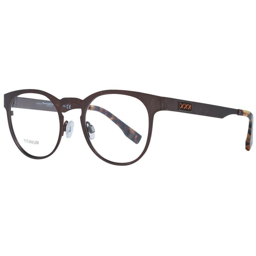 Ermenegildo Zegna Bronze Men Optical Frames - Hilstor