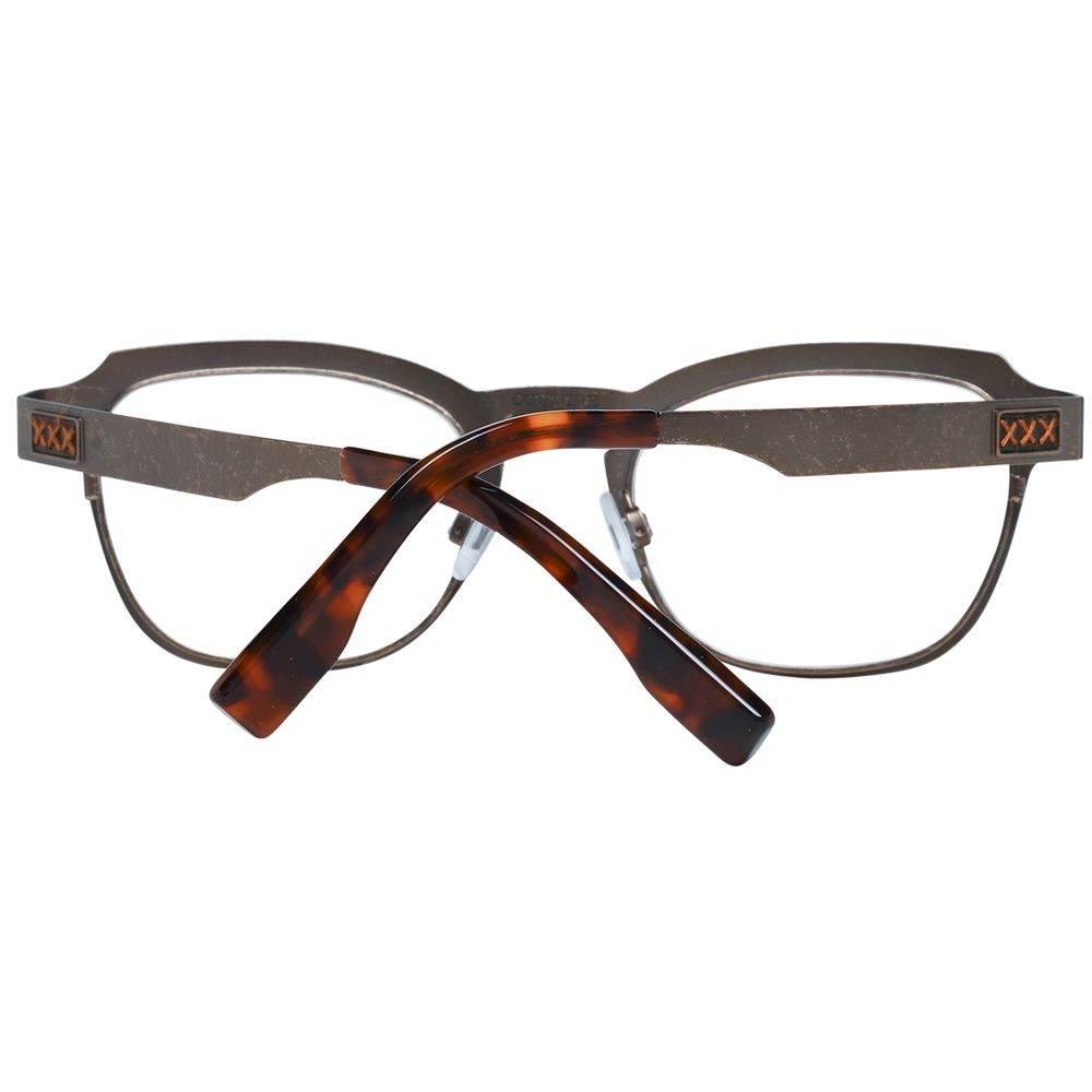 Ermenegildo Zegna Bronze Men Optical Frames - Hilstor