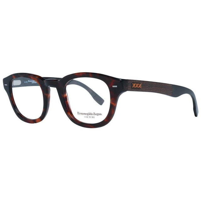 Ermenegildo Zegna Brown Men Optical Frames - Hilstor
