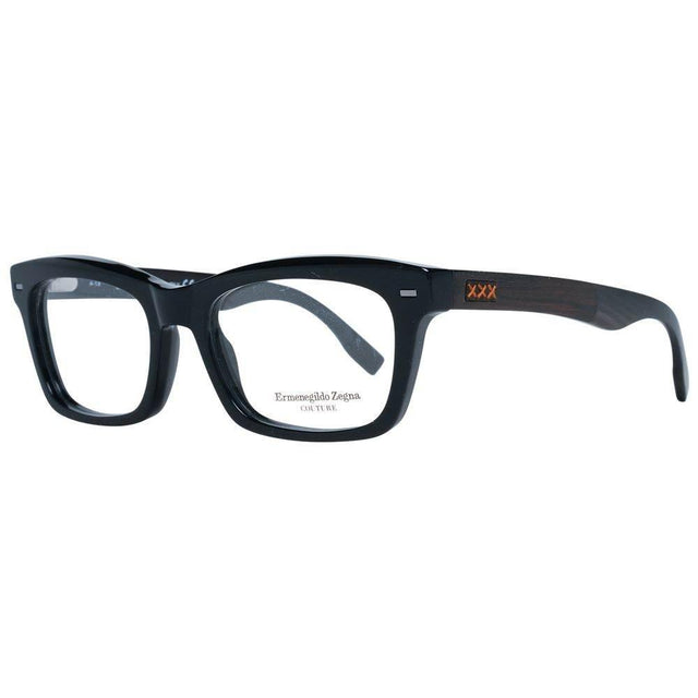 Ermenegildo Zegna Black Men Optical Frames - Hilstor
