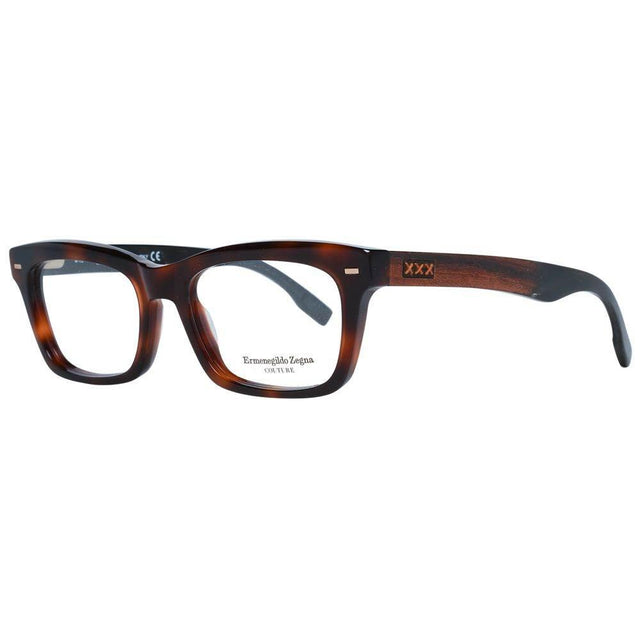 Ermenegildo Zegna Brown Men Optical Frames - Hilstor