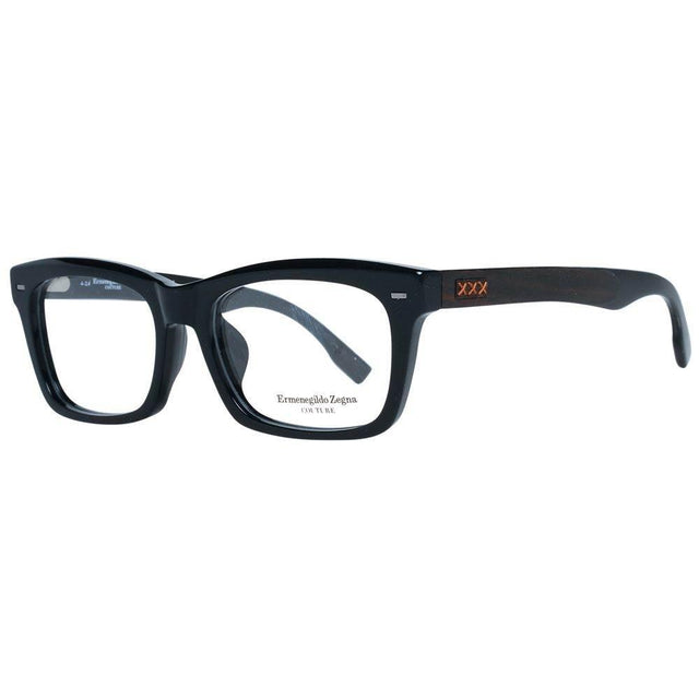 Ermenegildo Zegna Black Men Optical Frames - Hilstor