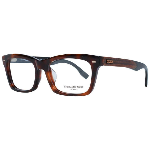Ermenegildo Zegna Brown Men Optical Frames - Hilstor
