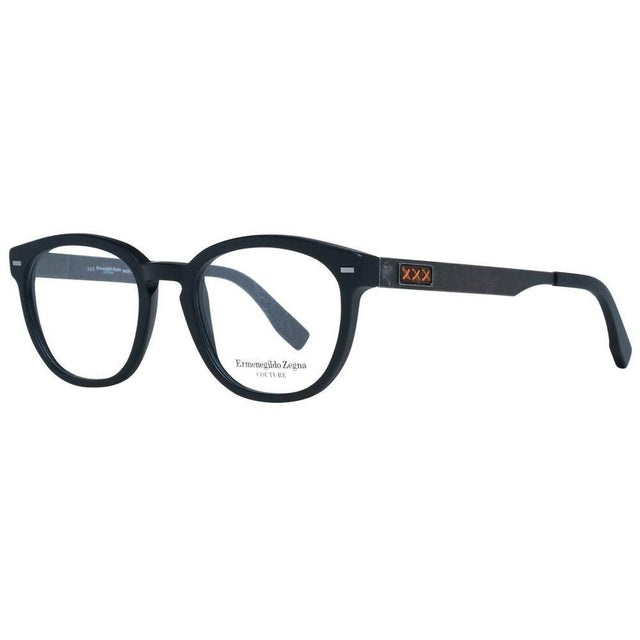 Ermenegildo Zegna Black Men Optical Frames - Hilstor