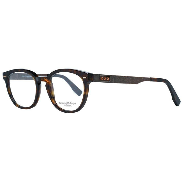 Ermenegildo Zegna Brown Men Optical Frames - Hilstor