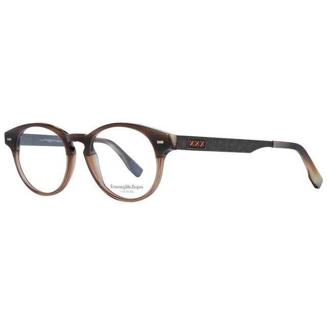 Ermenegildo Zegna Brown Men Optical Frames - Hilstor