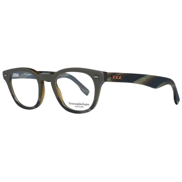 Ermenegildo Zegna Olive Men Optical Frames - Hilstor
